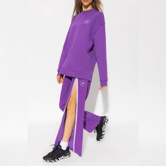 adidas by Stella McCartney Zipper Track Pants Purple S New With Tags - Picture 2 of 15